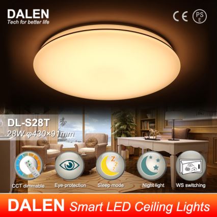 Dalen DL-S28T - LED stmívatelné stropní svítidlo CLASSIC LED/28W/230V