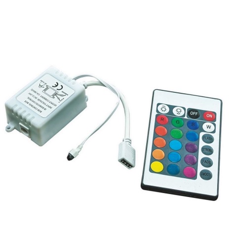 Dálkový ovladač pro RGB LED pásky 12-24V + dálkové ovládání
