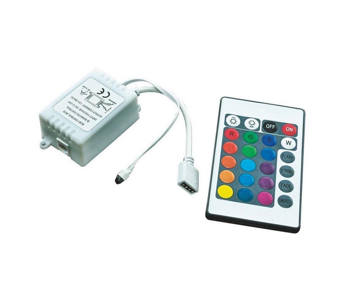 Greenlux Dálkový ovladač pro RGB LED pásky 12-24V + dálkové ovládání GXLS104