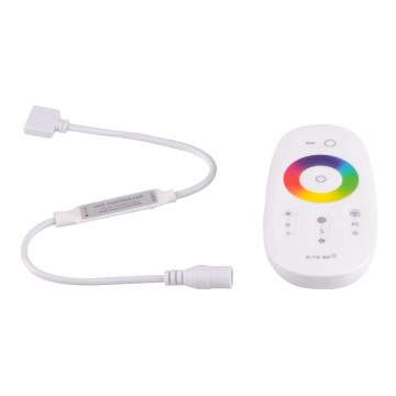 Dálkový ovladač pro RGBW LED pásky 12-24V 2,4GHz 2xAAA + controler