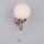 Där Lighting BAR0775 - Koupelnová nástěnná lampa BARCLAY 1xE14/40W/230V IP44 mosaz