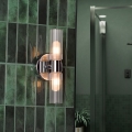 Där Lighting BOL0950 - Koupelnová nástěnná lampa BOLTON 2xG9/5W/230V IP44 lesklý chrom