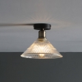 Där Lighting BOY0175 - Stropní svítidlo BOYD 1xE27/60W/230V pr. 25 cm mosaz/čirá