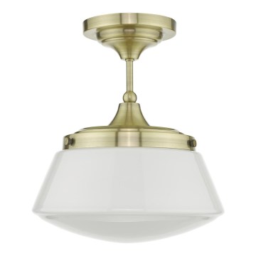 Där Lighting CAD0175 - Koupelnový přisazený lustr CADEN 1xE27/60W/230V IP44 mosaz