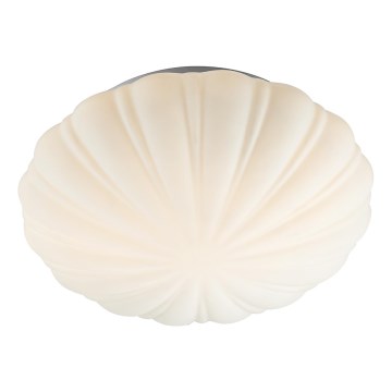 Där Lighting CAF502 - Koupelnové stropní svítidlo CAFE 1xE27/60W/230V pr. 27 cm IP44 bílá