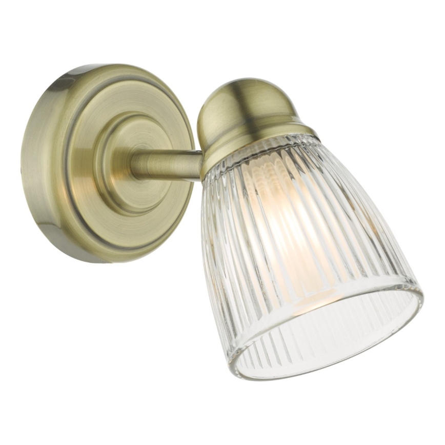 Där Lighting CED0775 - Koupelnová nástěnná lampa CEDRIC 1xG9/25W/230V IP44 mosaz