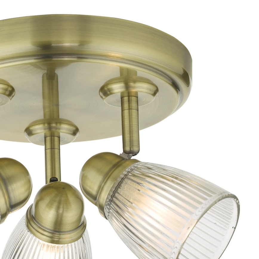 Där Lighting CED7675 - Koupelnové bodové svítidlo CEDRIC 3xG9/25W/230V IP44 mosaz