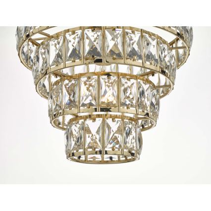 Där Lighting CER0135 - Lustr na řetězu CERYS 1xE27/60W/230V zlatá