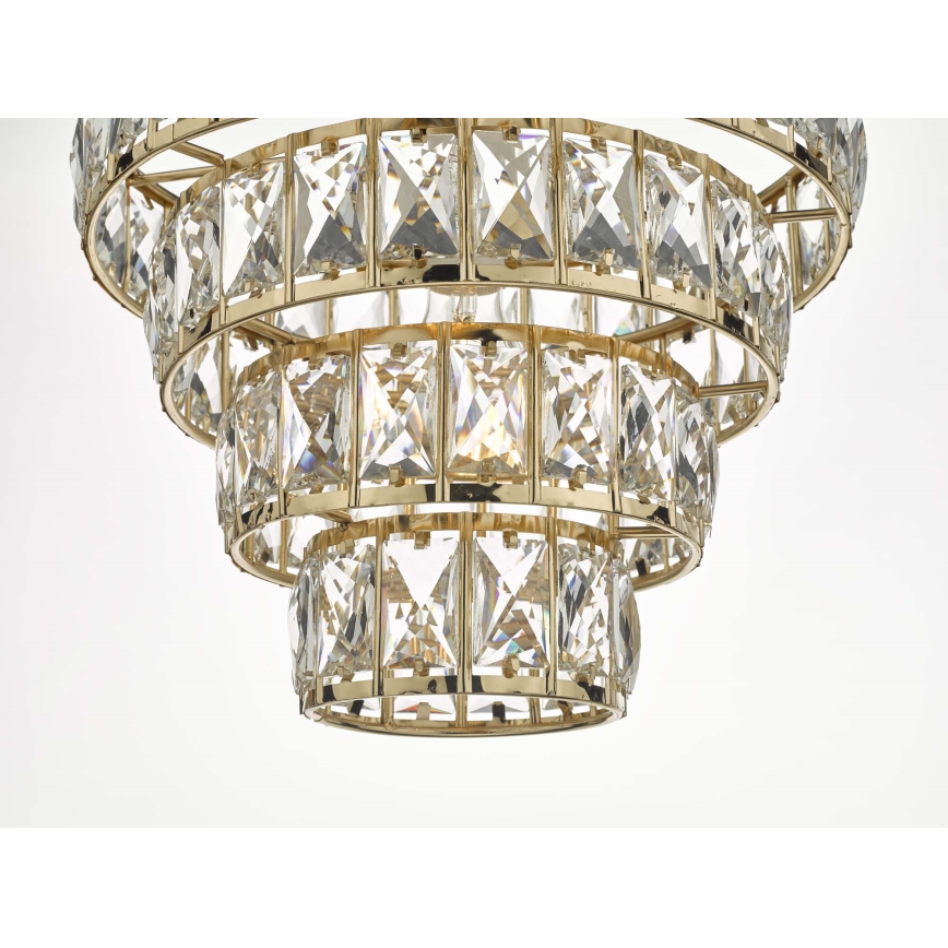 Där Lighting CER0135 - Lustr na řetězu CERYS 1xE27/60W/230V zlatá