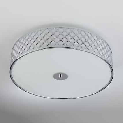 Där Lighting CIV5050 - Stropní svítidlo CIVIC 5xE14/60W/230V pr. 50 cm lesklý chrom
