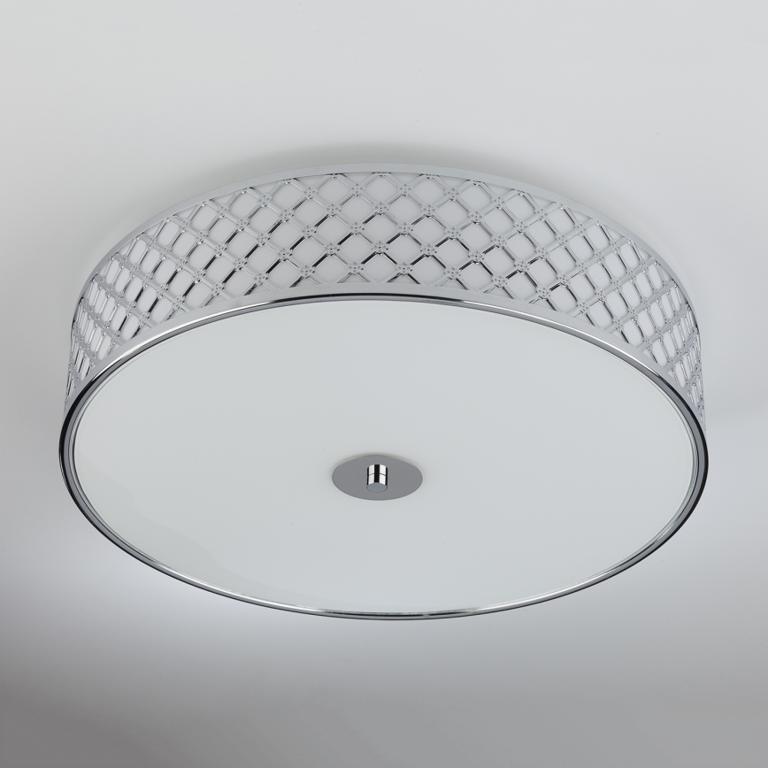 Där Lighting CIV5050 - Stropní svítidlo CIVIC 5xE14/60W/230V pr. 50 cm lesklý chrom