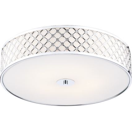 Där Lighting CIV5050 - Stropní svítidlo CIVIC 5xE14/60W/230V pr. 50 cm lesklý chrom