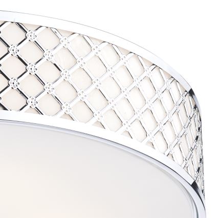 Där Lighting CIV5050 - Stropní svítidlo CIVIC 5xE14/60W/230V pr. 50 cm lesklý chrom