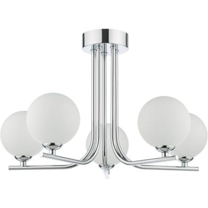 Där Lighting CRA5450-02 - Lustr na tyči CRADLE 5xG9/25W/230V lesklý chrom