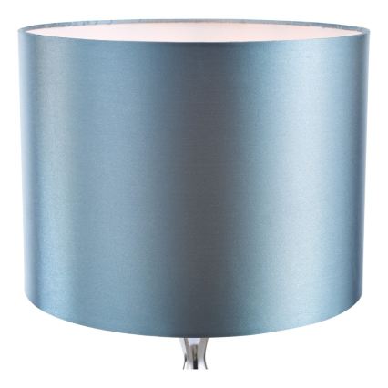 Där Lighting ELS4223 - Stolní lampa ELSA 1xE27/40W/230V modrá/lesklý chrom