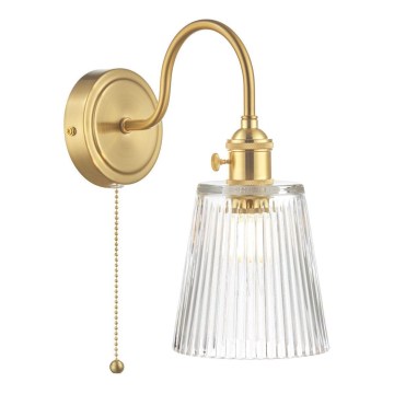 Där Lighting HAD0740-05 - Nástěnná lampa HADANO 1xE14/40W/230V zlatá