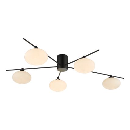 Där Lighting JAS5422 - Přisazený lustr JASPER 5xG9/25W/230V černá