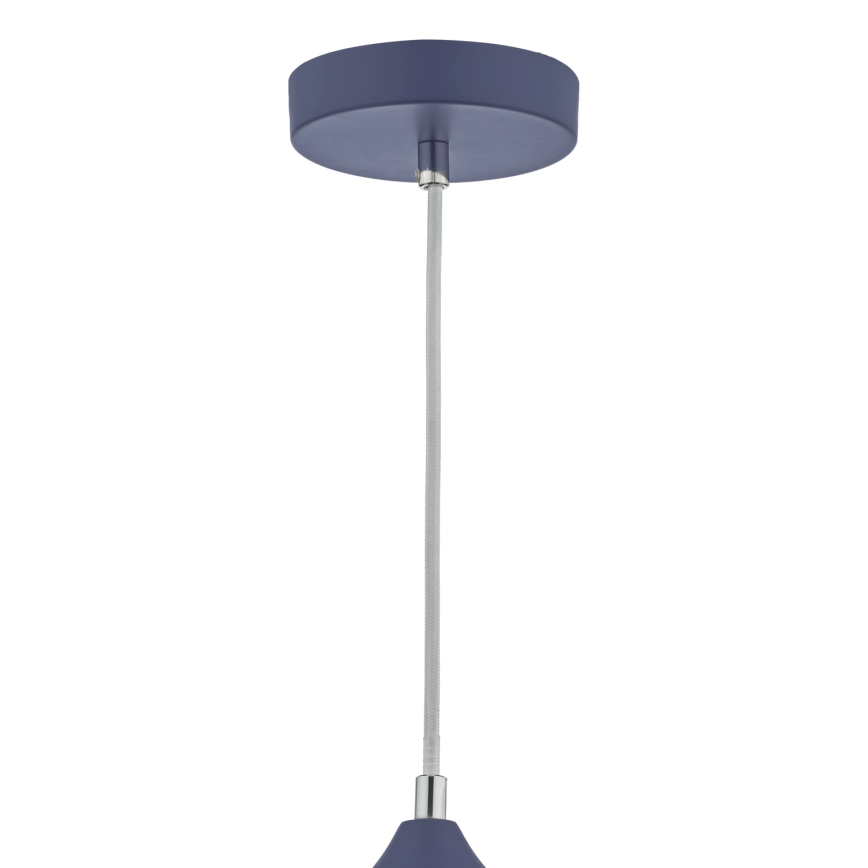 Där Lighting KAE0123 - Lustr na lanku KAELAN 1xE27/60W/230V modrá