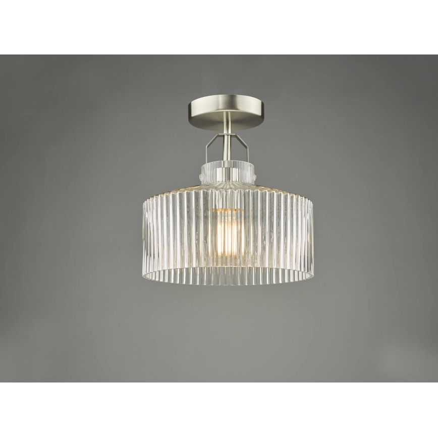 Där Lighting LEN4846 - Přisazený lustr LENKA 1xE27/60W/230V matný chrom