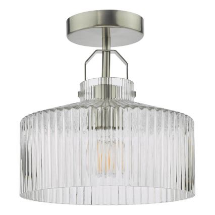 Där Lighting LEN4846 - Přisazený lustr LENKA 1xE27/60W/230V matný chrom