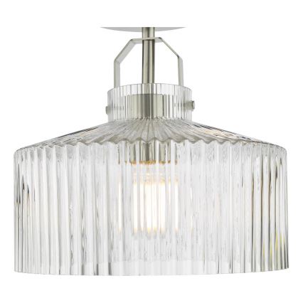 Där Lighting LEN4846 - Přisazený lustr LENKA 1xE27/60W/230V matný chrom