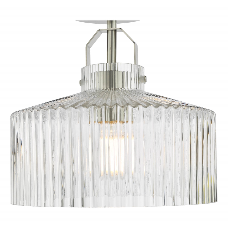 Där Lighting LEN4846 - Přisazený lustr LENKA 1xE27/60W/230V matný chrom