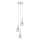 Där Lighting LYA0350 - Lustr na lanku LYALL 3xG9/40W/230V lesklý chrom