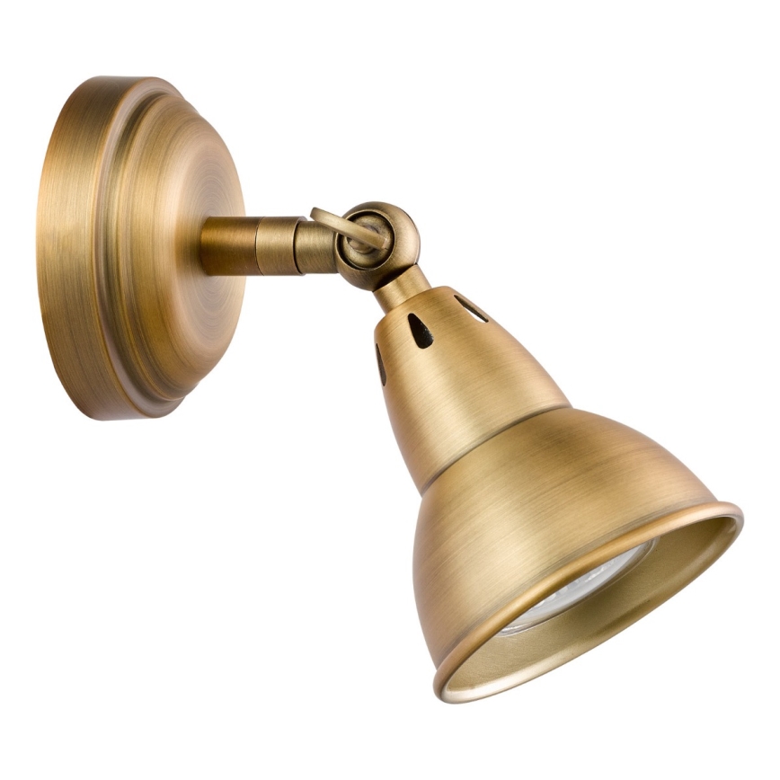 Där Lighting NAT0742 - Nástěnné bodové svítidlo NATHANIEL 1xGU10/11W/230V mosaz