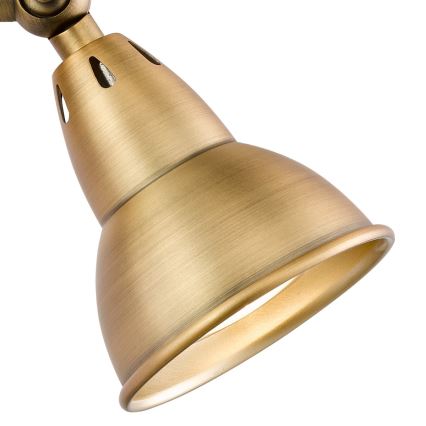 Där Lighting NAT0742 - Nástěnné bodové svítidlo NATHANIEL 1xGU10/11W/230V mosaz
