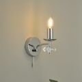 Där Lighting OLE0750 - Nástěnná lampa OLEANA 1xE14/40W/230V lesklý chrom