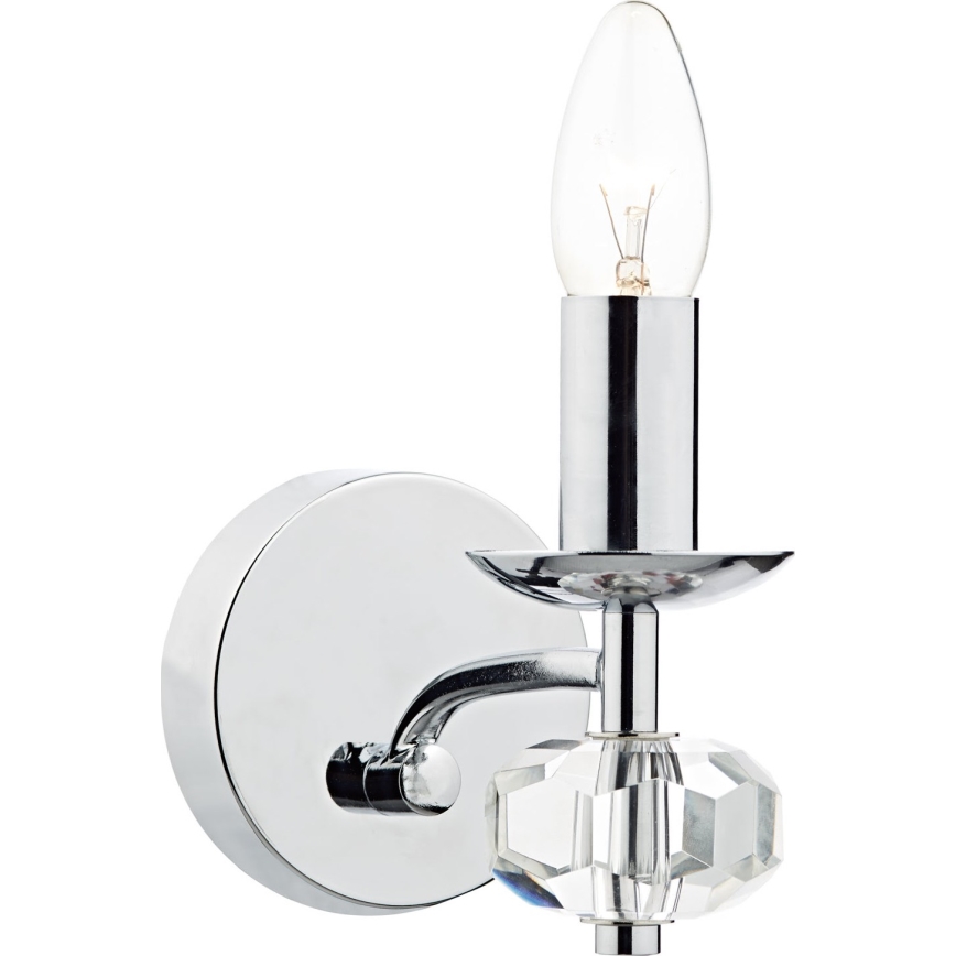 Där Lighting OLE0750 - Nástěnná lampa OLEANA 1xE14/40W/230V lesklý chrom
