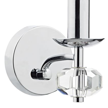 Där Lighting OLE0750 - Nástěnná lampa OLEANA 1xE14/40W/230V lesklý chrom