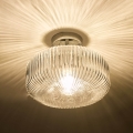 Där Lighting RIV5208 - Koupelnový přisazený lustr RIVA 1xE27/60W/230V IP44 lesklý chrom