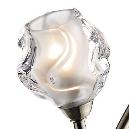 Där Lighting SEA0975 - Nástěnné svítidlo SEATTLE 2xG9/40W/230V mosaz