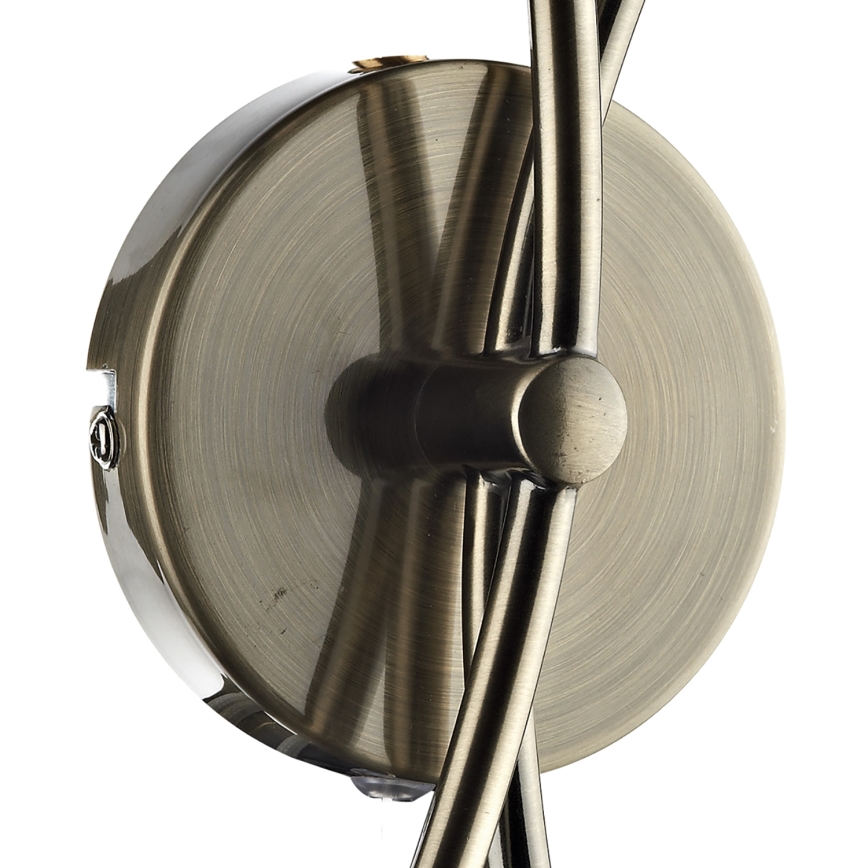 Där Lighting SEA0975 - Nástěnné svítidlo SEATTLE 2xG9/40W/230V mosaz