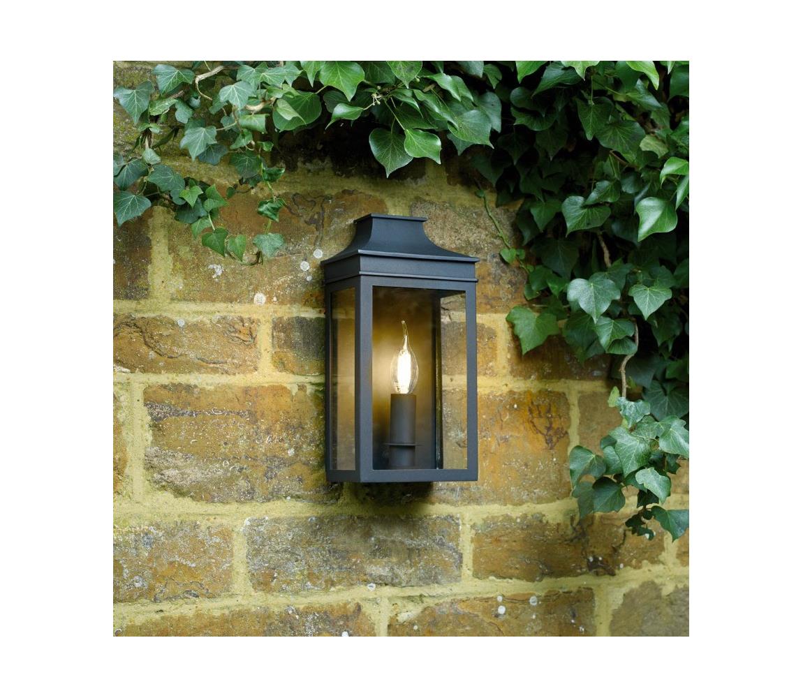 Där Lighting Där Lighting VAP5222 - Venkovní nástěnné svít. VAPOUR 1xE14/60W/230V IP44 černá VAP5222