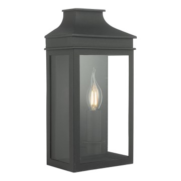 Där Lighting VAP5222 - Venkovní nástěnné svítidlo VAPOUR 1xE14/60W/230V IP44 černá