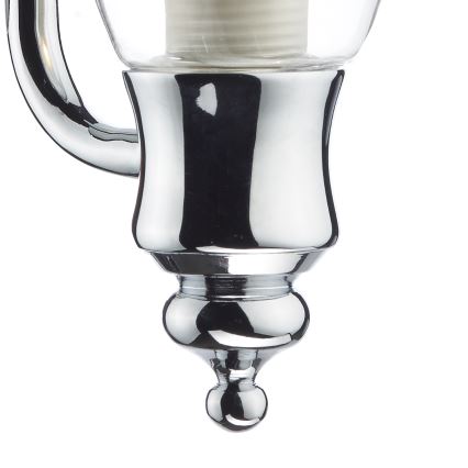 Där Lighting VES0750 - Koupelnová nástěnná lampa VESTRY 1xG9/25W/230V IP44 lesklý chrom