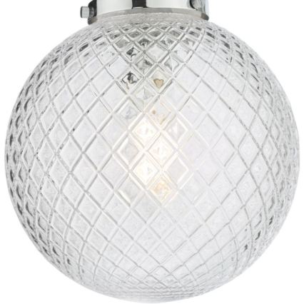 Där Lighting WAY0150 - Koupelnové stropní svítidlo WAYNE 1xE27/40W/230V IP44 lesklý chrom