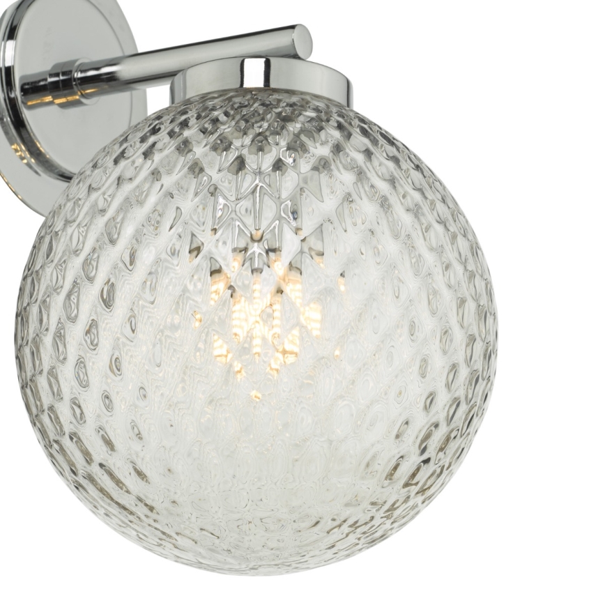 Där Lighting WAY0750 - Koupelnová nástěnná lampa WAYNE 1xG9/3W/230V IP44 lesklý chrom