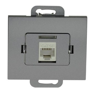 Datová zásuvka RJ45 ONYX šedá