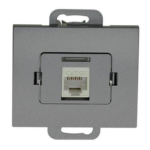 Datová zásuvka RJ45 ONYX šedá