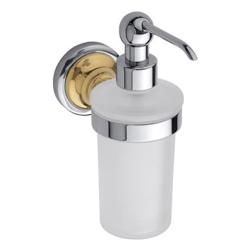 Dávkovač mýdla 8x19 cm stříbrná/zlatá