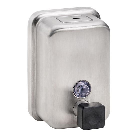 Dávkovač mýdla 9,7x15 cm nerez/stříbrná