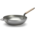 De Buyer 5717.32 - Pánev Wok MINERAL B BOIS 32 cm