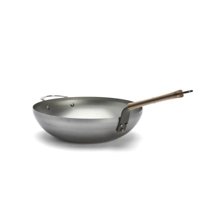 De Buyer 5717.32 - Pánev Wok MINERAL B BOIS 32 cm