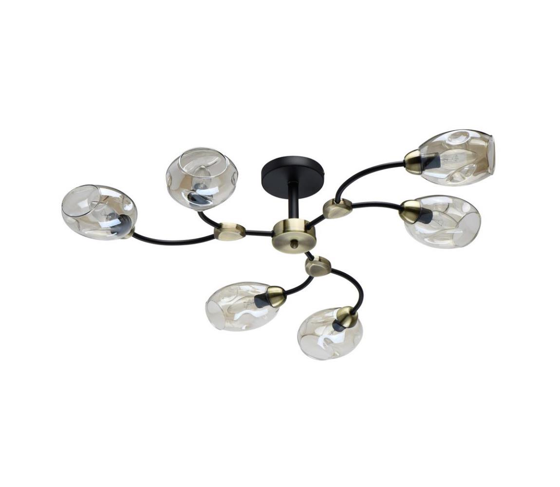 DeMarkt De Markt - Přisazený lustr HAMBURG 6xE14/40W/230V MW0512