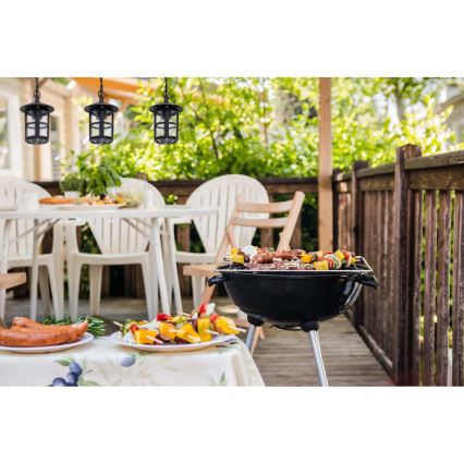 De Markt - Venkovní lustr na řetězu STREET 1xE27/60W/230V IP44