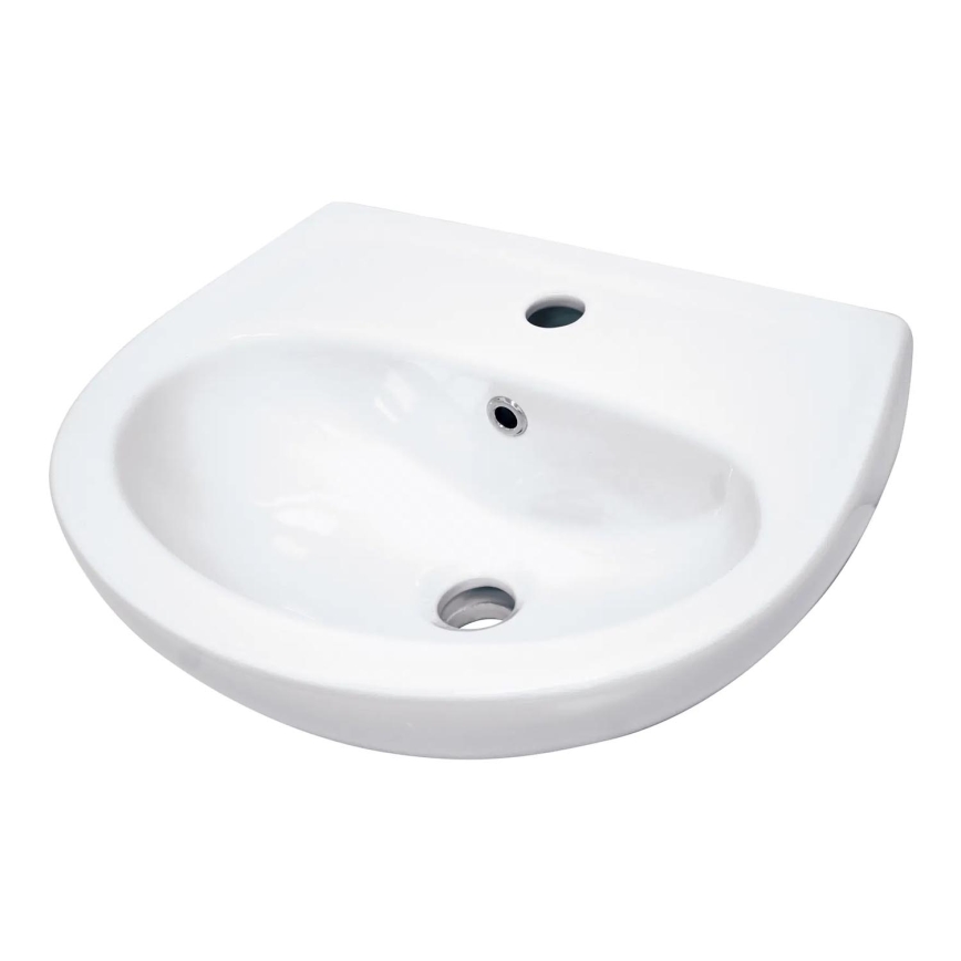 Deante CDJ_6U4W - Závěsné umyvadlo s otvorem JASMIN 45,7x36,4 cm  keramika/bílá
