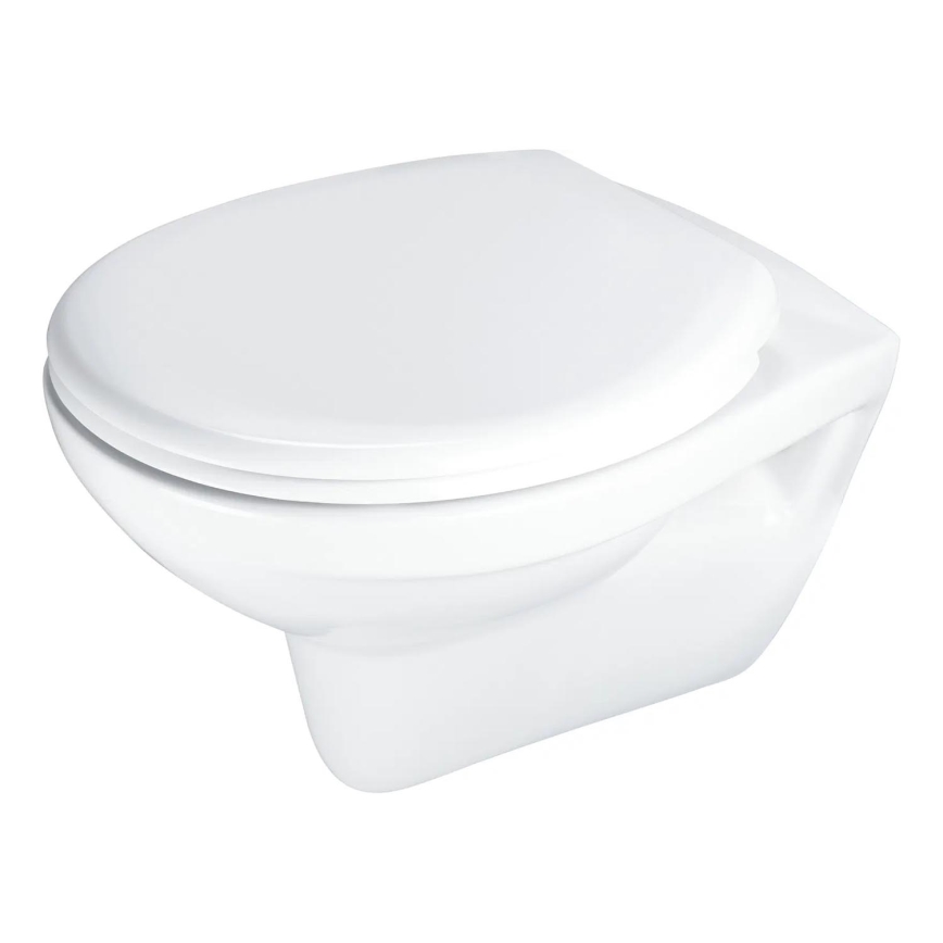 Deante CMOD6SPW - Závěsné WC s prkénkem SoftClose BORO keramika/bílá